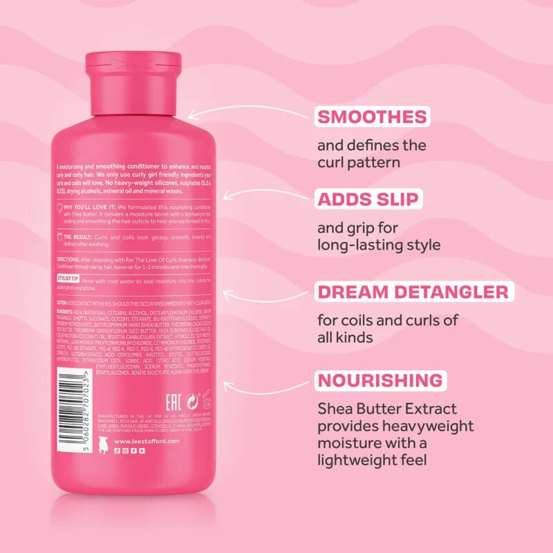 Lee Stafford For The Love Of Curls Conditioner балсам за подчертаване на естествени къдрици 250 мл.
