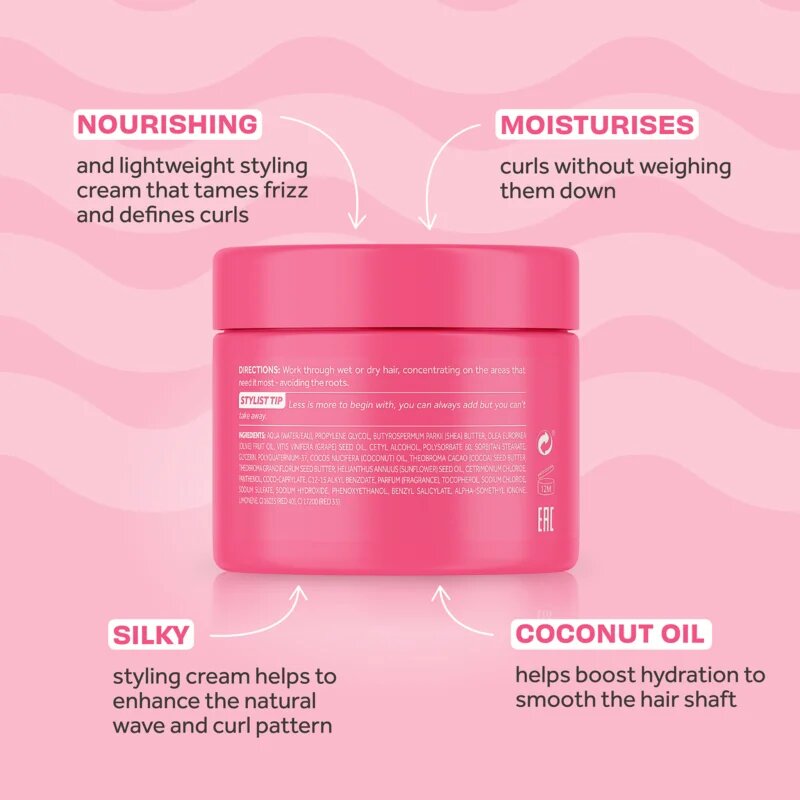 Lee Stafford For The Love Of Curls Custard Cream стилизиращ крем за дефиниране на къдрици 125 мл.