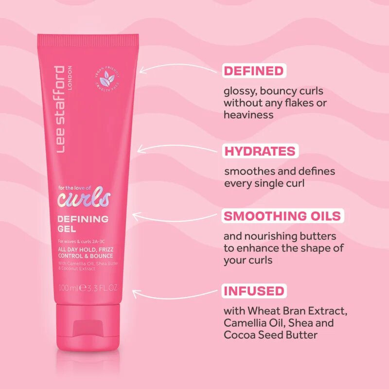 Lee Stafford For The Love Of Curls Defining Gel гел за коса за фиксиране и оформяне 100 мл.