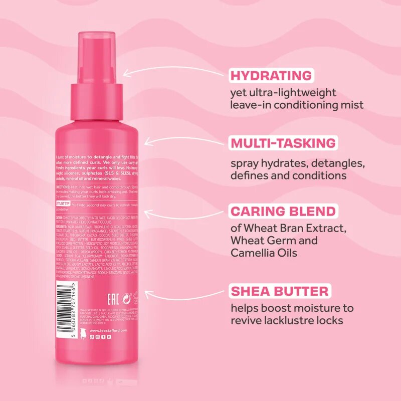 Lee Stafford For The Love Of Curls Leave In Conditioning Moisture Mist балсам в спрей без отмиване за къдрава коса 150 мл.