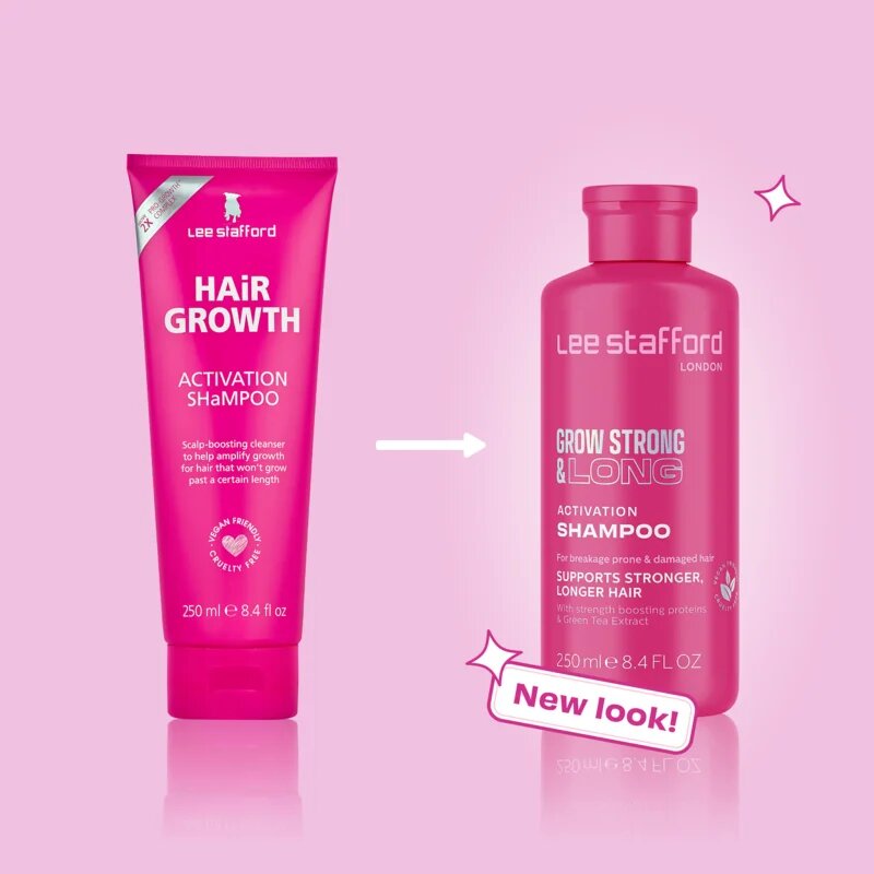 Lee Stafford Grow Strong & Long Activation Shampoo шампоан за коса за растеж на косата и укрепване от корените 250 мл.