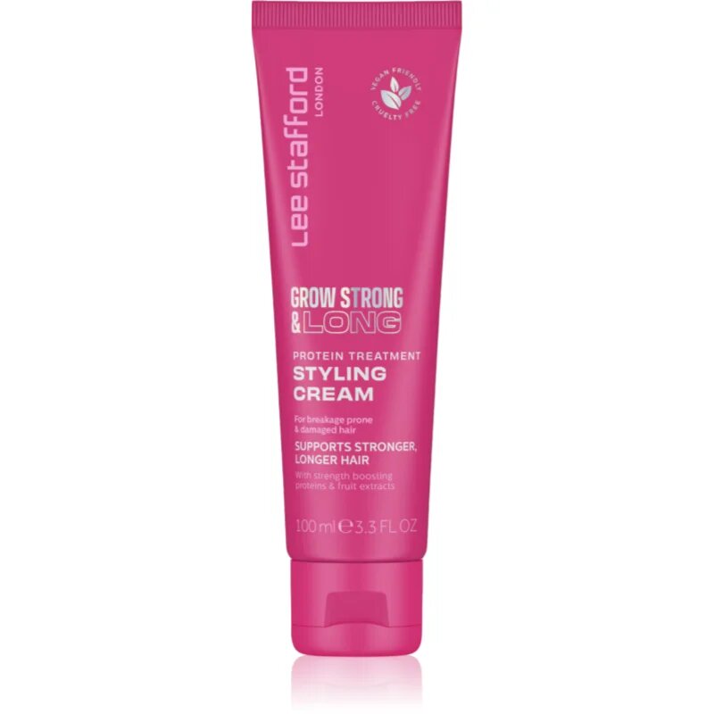 Lee Stafford Grow Strong & Long Styling Cream стилизиращ крем с протеин 100 мл.