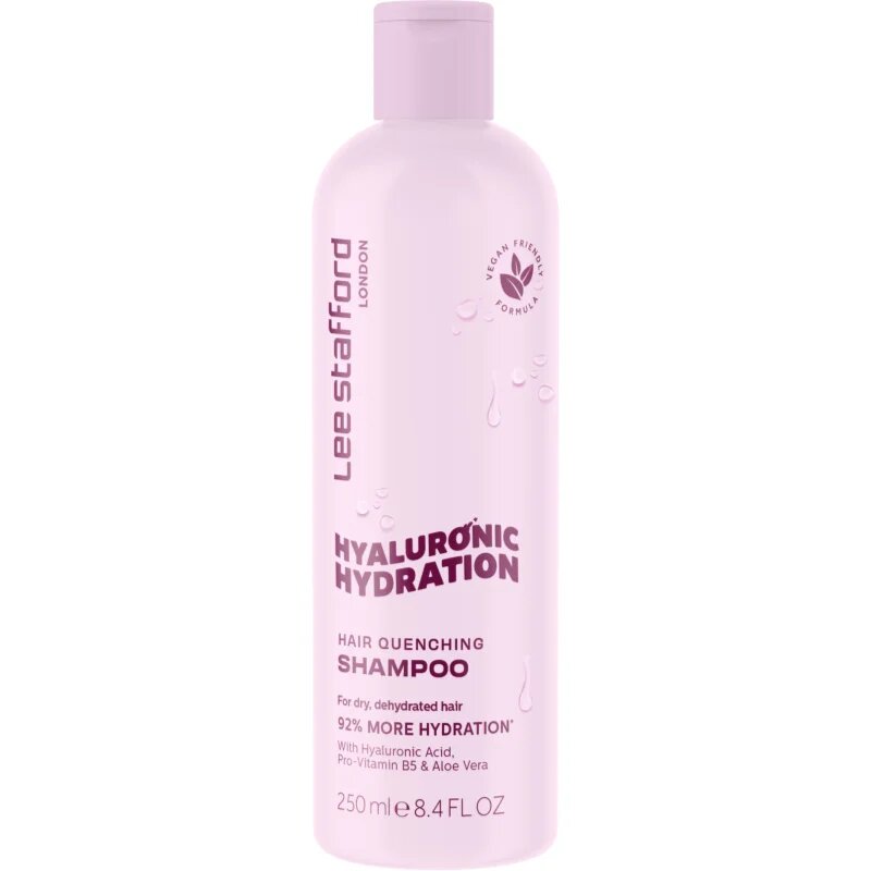 Lee Stafford Hyaluronic Hydration Hair Quenching Shampoo интензивен хидратиращ шампоан 250 мл.
