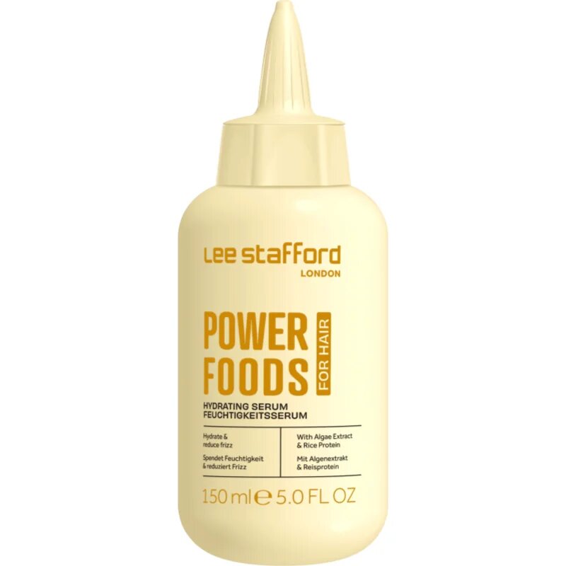 Lee Stafford Powerfoods Hydrating Serum грижа за косата за блясък и мекота на косата 150 мл.