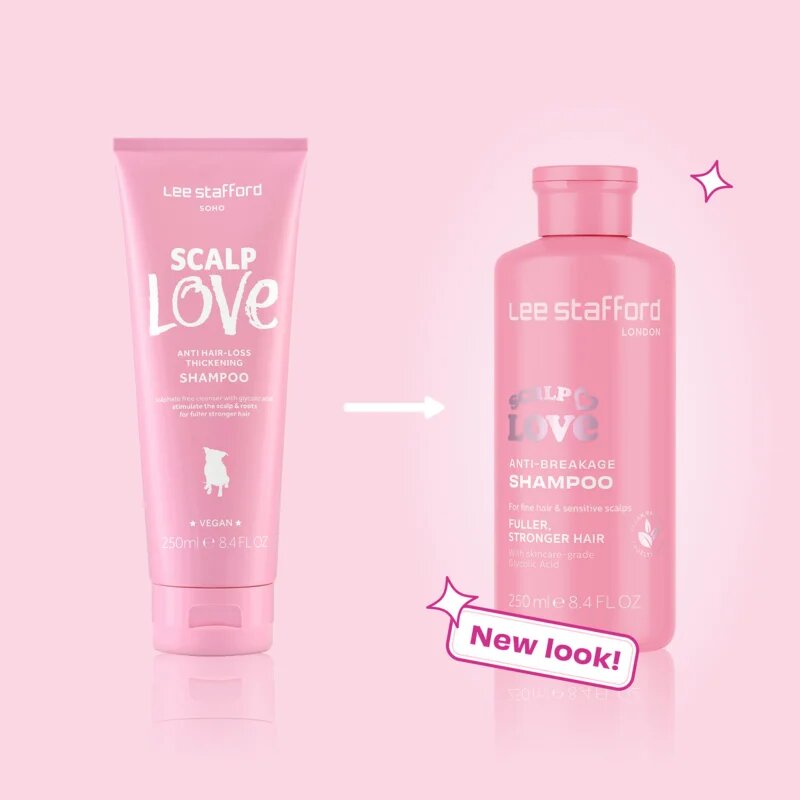 Lee Stafford Scalp Love Anti-Breakage Shampoo подсливащ шампоан за слаба склонна към оредяване коса 250 мл.