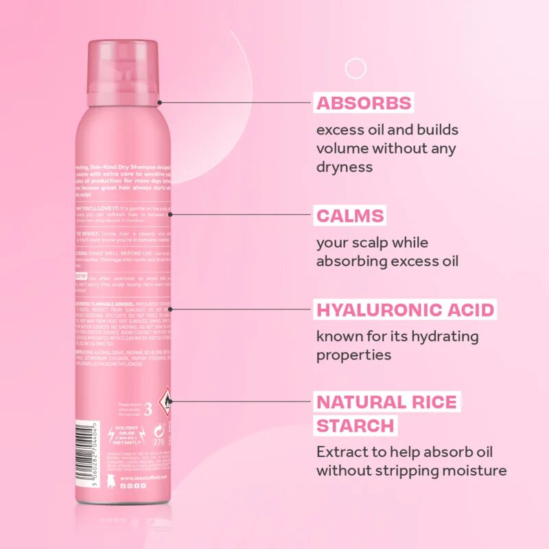 Lee Stafford Scalp Love Skin-Kind сух шампоан с успокояващ ефект 200 мл.