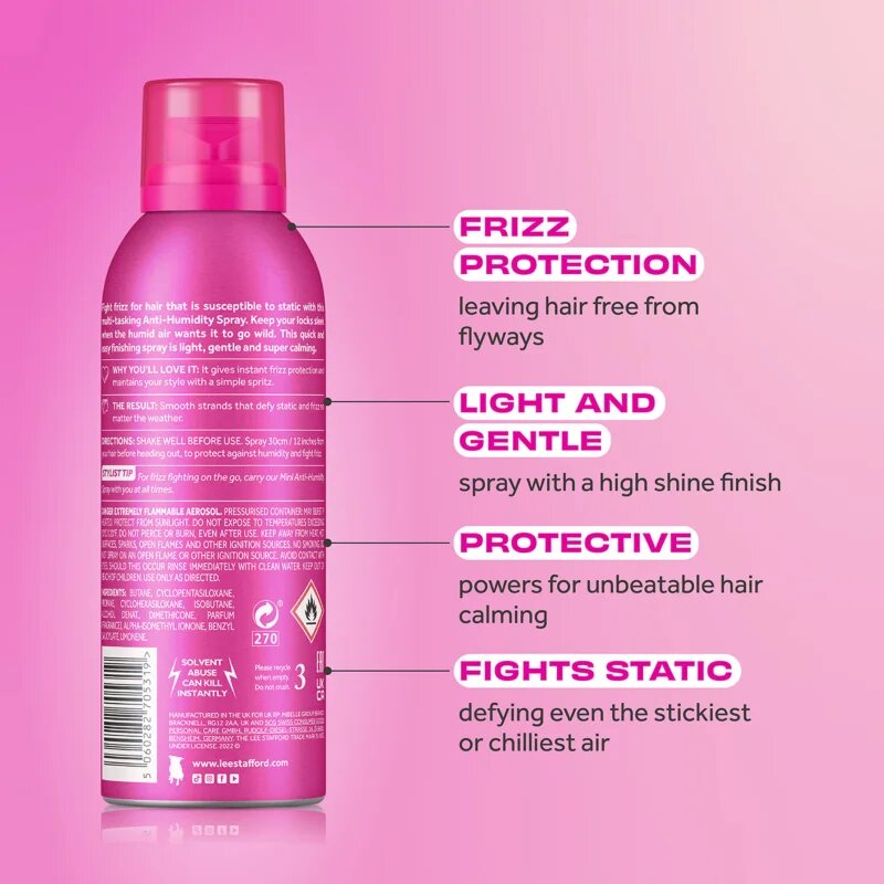 Lee Stafford Styling Dehumidifier Anti-Frizz Spray спрей за коса против цъфтене 200 мл.