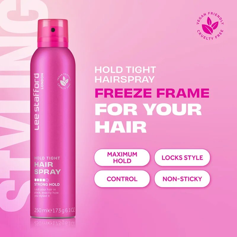Lee Stafford Styling Hair Spray Strong Hold Tight лак за коса със силна фиксация 250 мл.