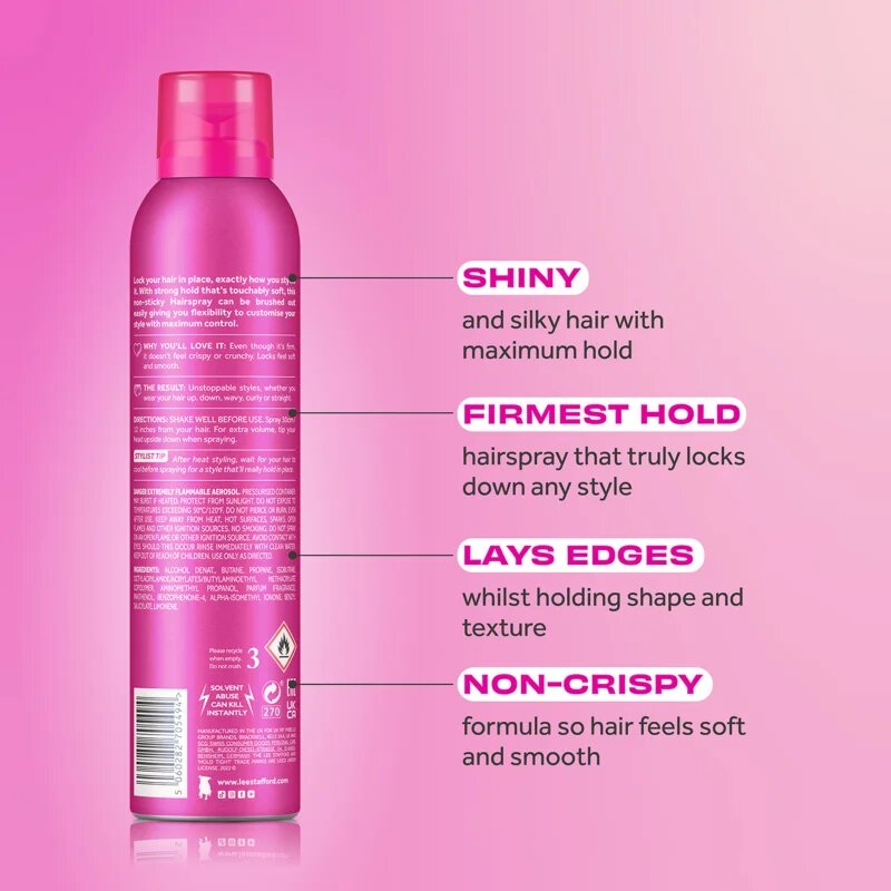 Lee Stafford Styling Hair Spray Strong Hold Tight лак за коса със силна фиксация 250 мл.