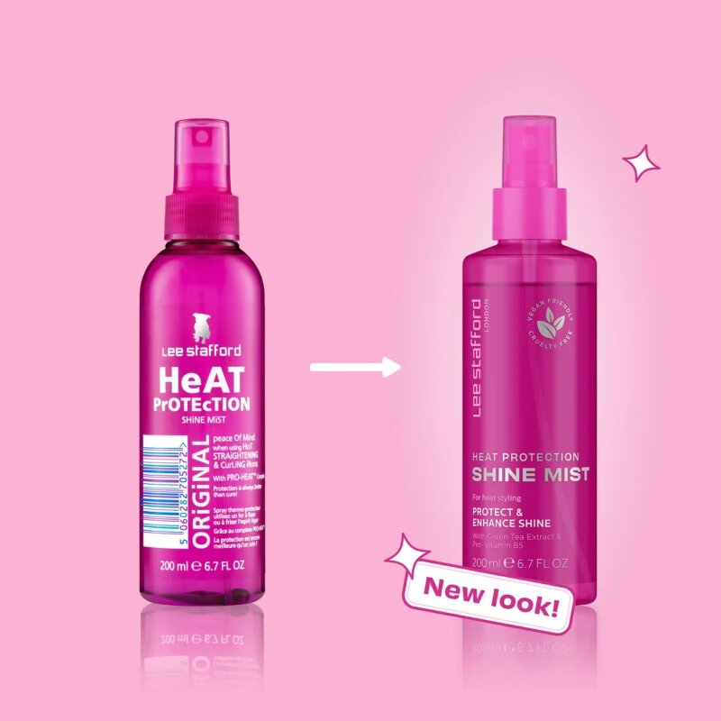 Lee Stafford Styling Heat Protection Shine Mist спрей за защита на косата от топлината 200 мл.