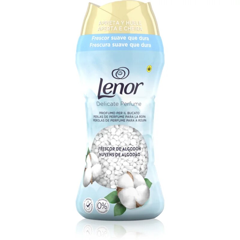 Lenor Cotton Fresh ароматни перли за перална машина 195 гр.