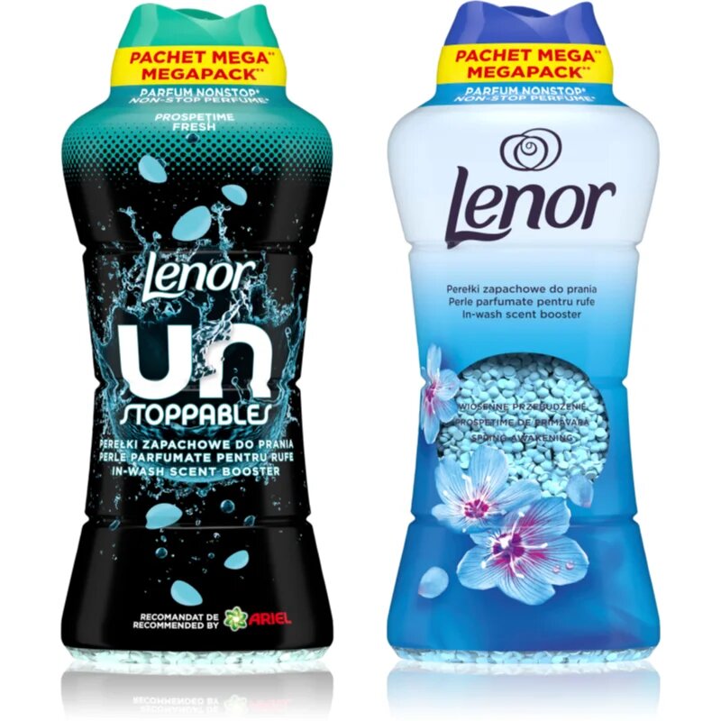 Lenor Unstoppables Fresh & Spring Awakening ароматни перли за перална машина изгодна опаковка