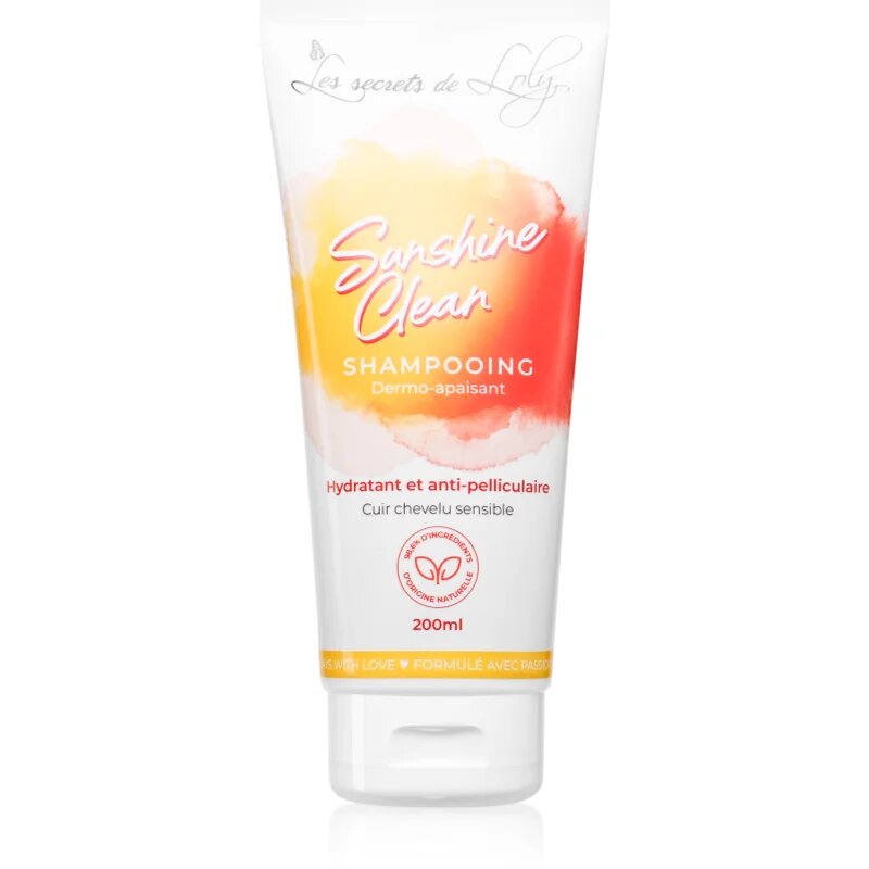 Les Secrets De Loly Sunshine Clean подхранващ шампоан за чувствителна кожа на скалпа 200 мл.