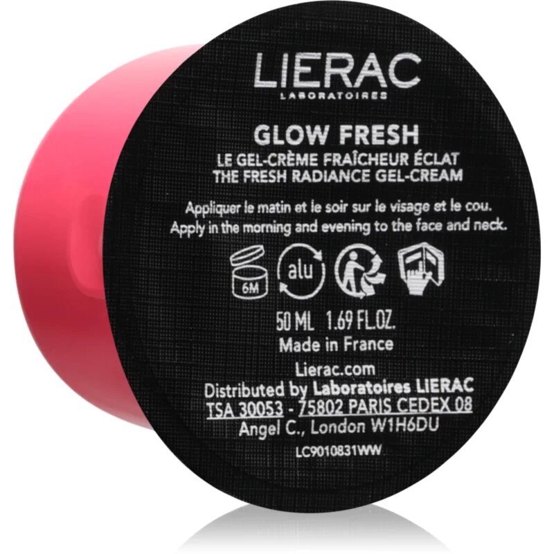 Lierac Glow Fresh The Radiance Plumping Gel-Cream освежаващ гел крем 50 мл.