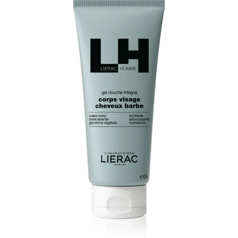 Lierac Homme Integral душ-гел за лице тяло и коса 200 мл.