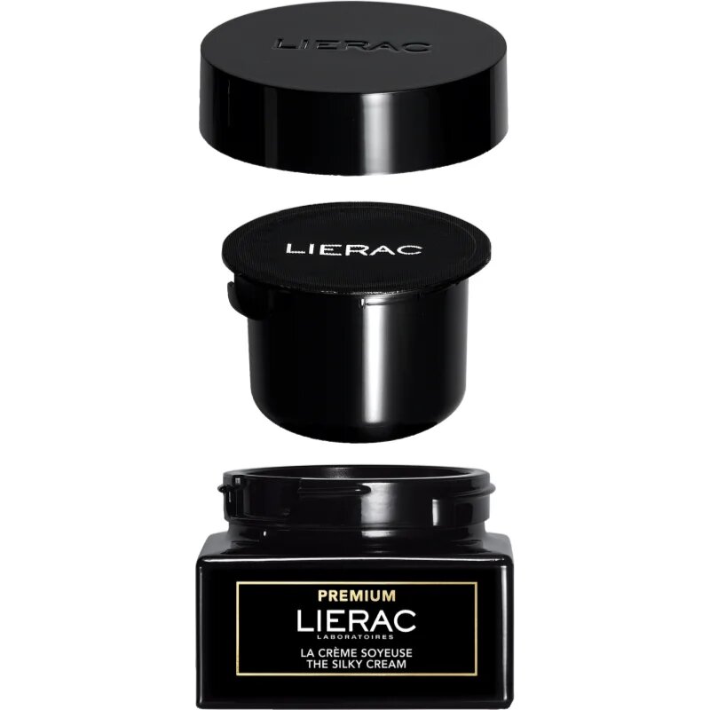Lierac Premium The Silky Cream копринено нежен крем против признаци на стареене резервен пълнител 50 мл.