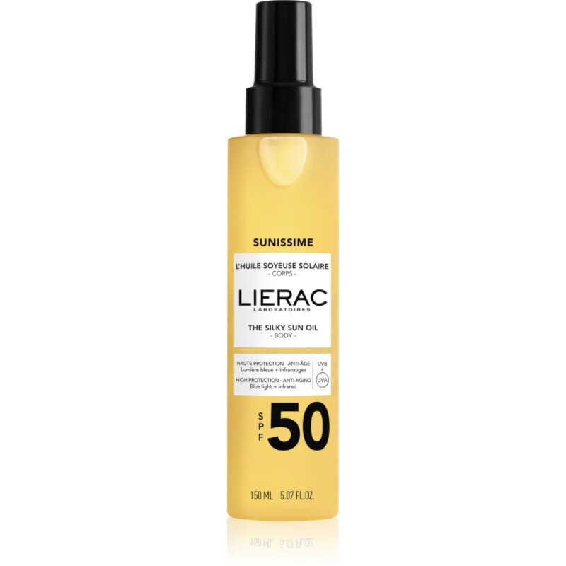 Lierac Sunissime The Silky Sun Oil олио за загар SPF 50 150 мл.