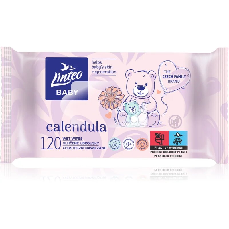Linteo Baby мокри кърпички 120 бр.