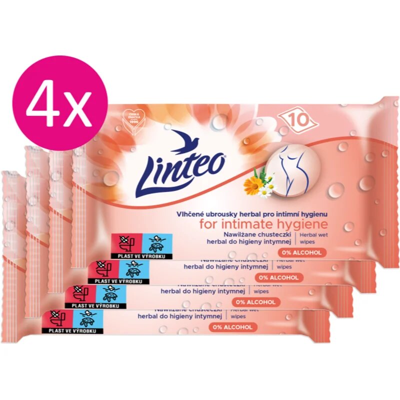 Linteo Personal hygiene мокри кърпички