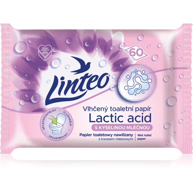 Linteo Wet Toilet Paper влажна тоалетна хартия 60 бр.
