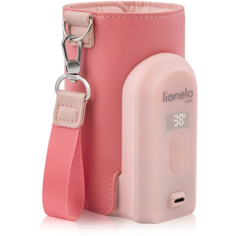 Lionelo Care Thermup Go Evo Нагревател за бебешки бутилки Coral Pink 1 бр.