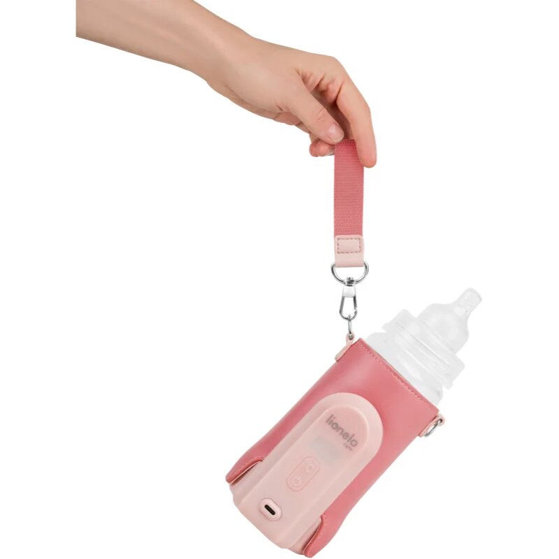 Lionelo Care Thermup Go Evo Нагревател за бебешки бутилки Coral Pink 1 бр.