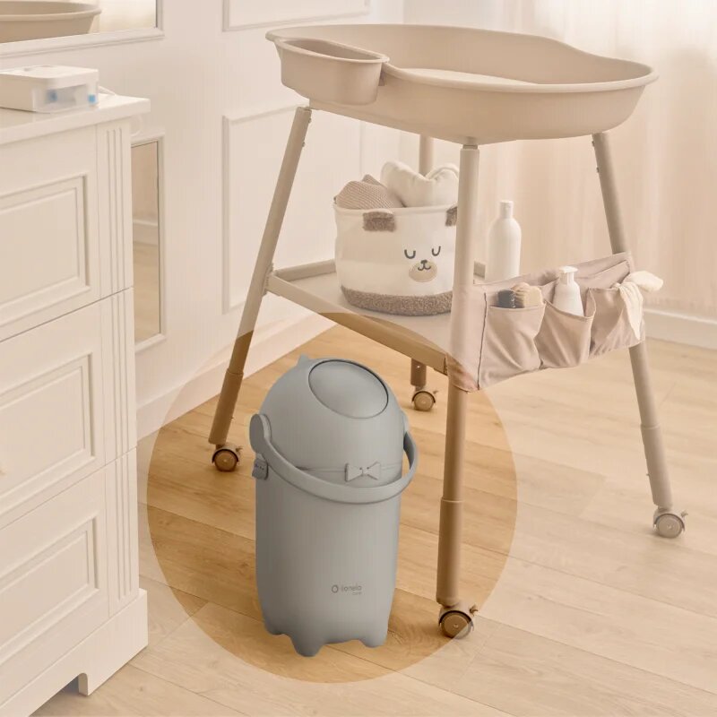Lionelo Purebin кош за пелени Grey 10l 1 бр.
