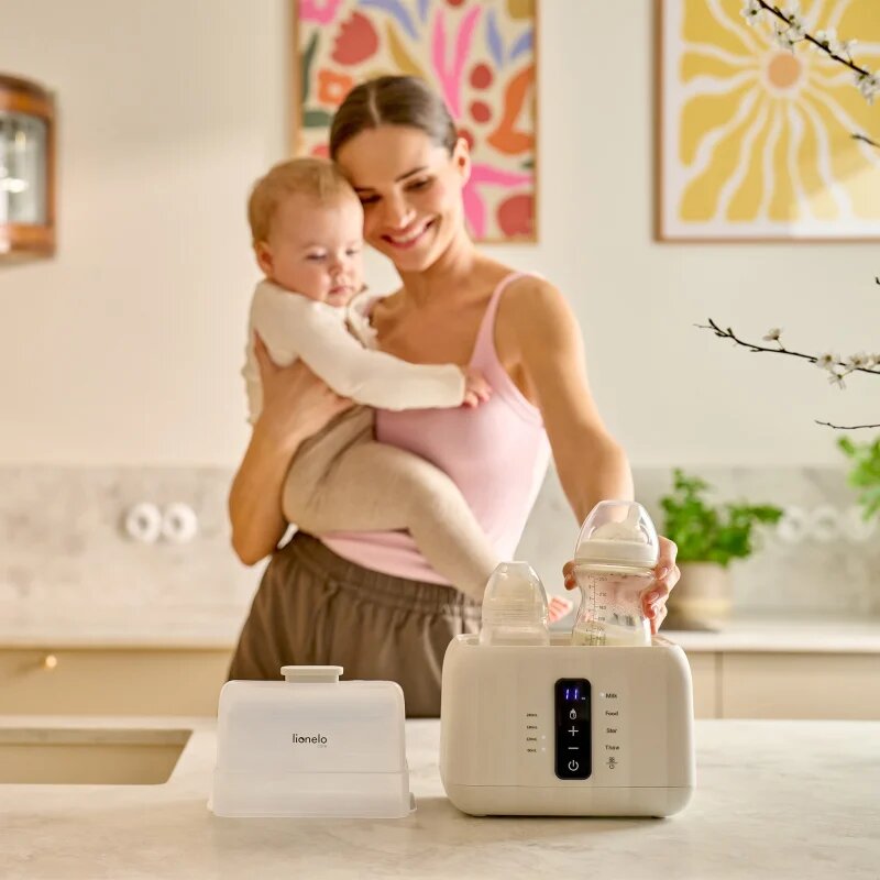 Lionelo Thermup Double White Bottle Warmer 6in1 Многофункционален нагревател за бебешки бутилки 6 в 1 1 бр.