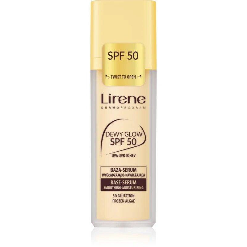 Lirene Base Dewy Glow озаряващ серум-база SPF 50 30 мл.