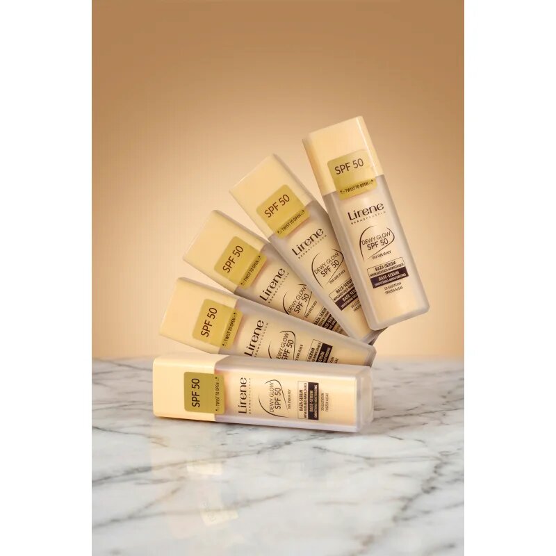 Lirene Base Dewy Glow озаряващ серум-база SPF 50 30 мл.