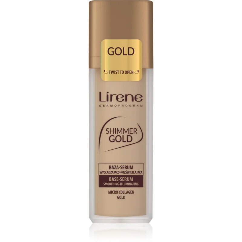 Lirene Base Shimmer Gold озаряващ серум-база 30 мл.