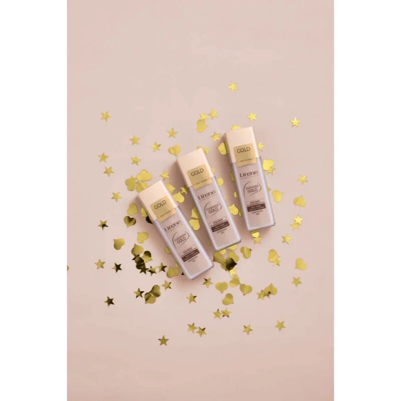 Lirene Base Shimmer Gold озаряващ серум-база 30 мл.