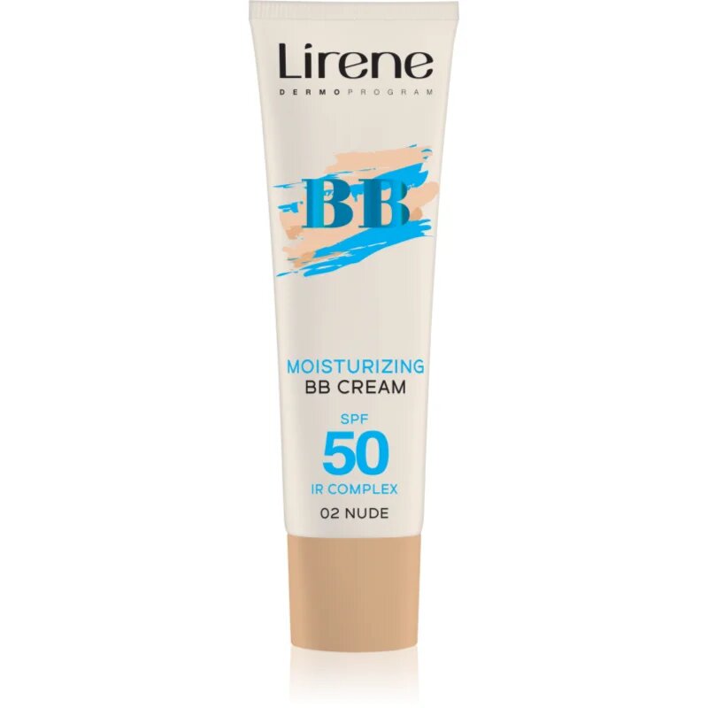Lirene BB хидратиращ BB крем SPF 50 цвят 02 Nude 30 мл.