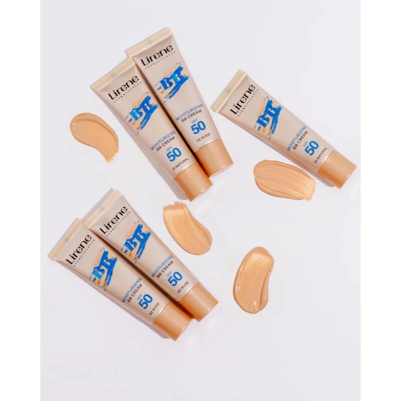 Lirene BB хидратиращ BB крем SPF 50 цвят 02 Nude 30 мл.