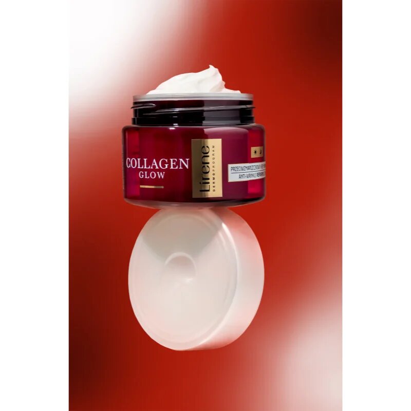 Lirene Collagen Glow 70+ регенериращ крем против бръчки за подхранване на кожата на лицето и поддържане на естествената хидратация 50 мл.