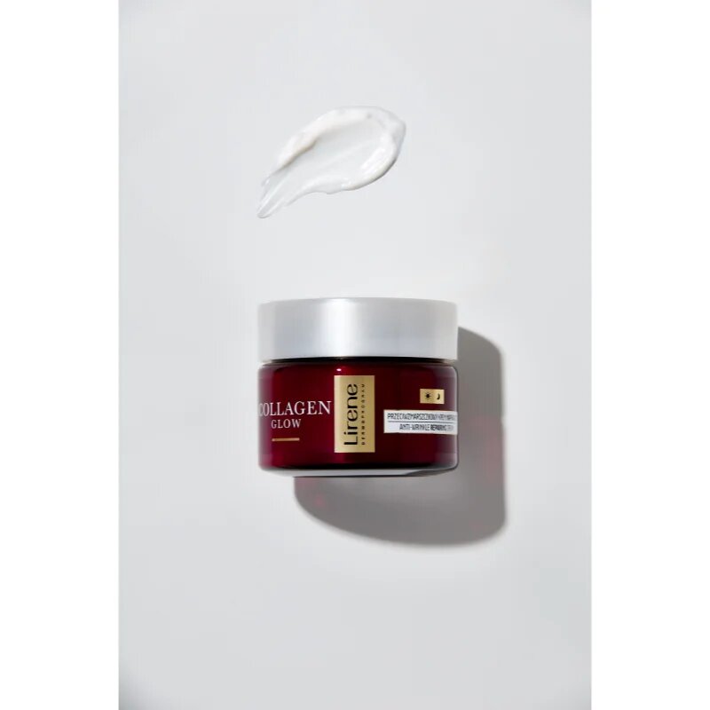 Lirene Collagen Glow 70+ регенериращ крем против бръчки за подхранване на кожата на лицето и поддържане на естествената хидратация 50 мл.