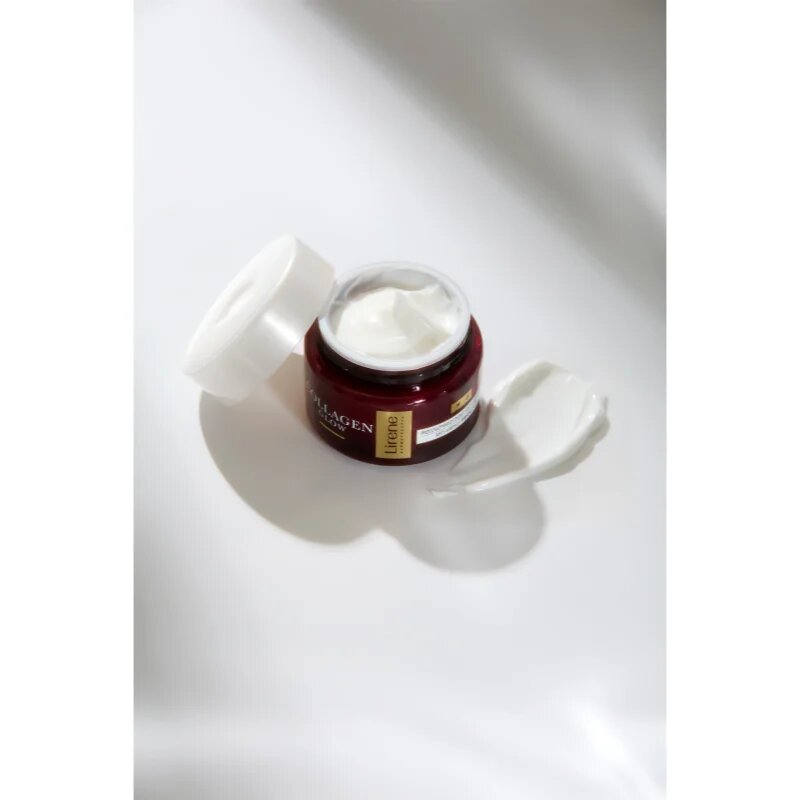 Lirene Collagen Glow 70+ регенериращ крем против бръчки за подхранване на кожата на лицето и поддържане на естествената хидратация 50 мл.