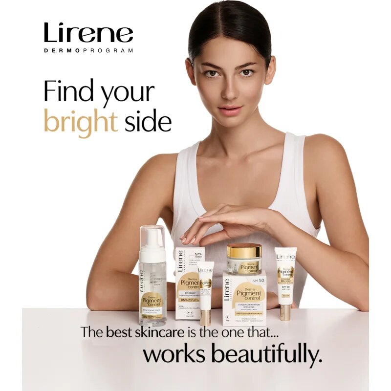 Lirene Derma Pigment Control Brightening Eye Cream изглаждащ и озаряващ крем за около очите 15 мл.