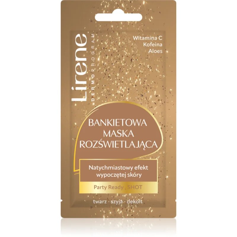 Lirene Face Mask Party Ready Shot освежаваща маска 8 мл.