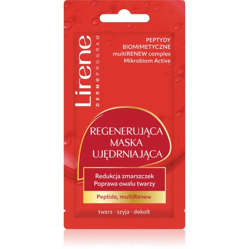 Lirene Face Mask Peptide proRenew регенерираща маска за лице против бръчки 8 мл.