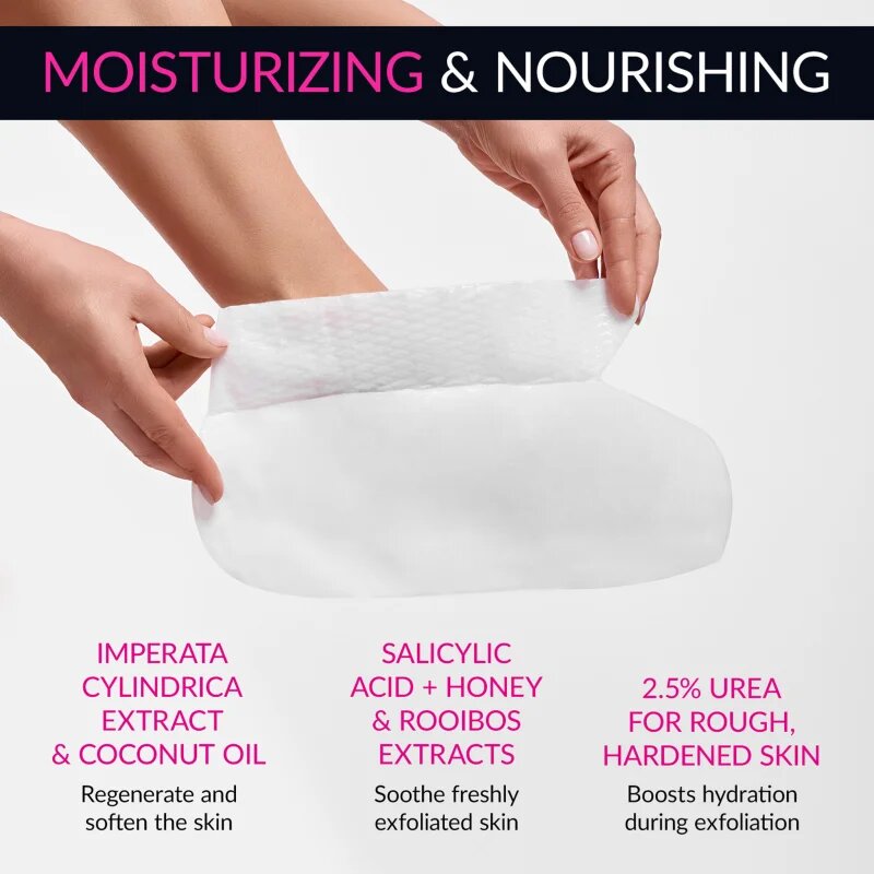 Lirene Foot Care ексфолиращи чорапи за омекотяване и хидратиране кожата на краката. 25% Urea 1 чифт