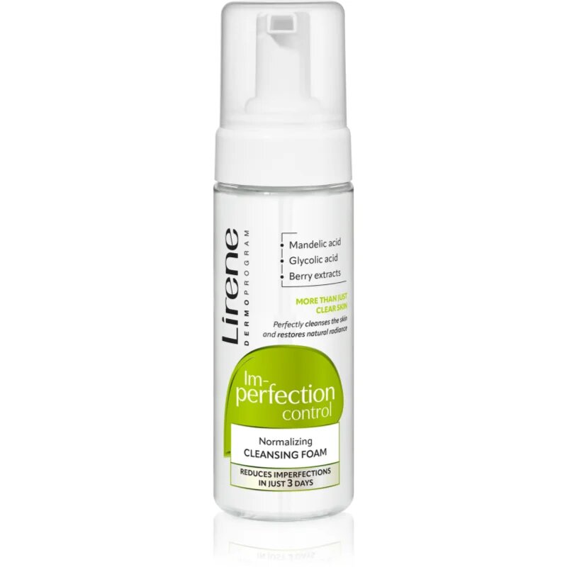 Lirene Im-perfection Control Cleansing Foam почистваща пяна за мазна и проблемна кожа 150 мл.