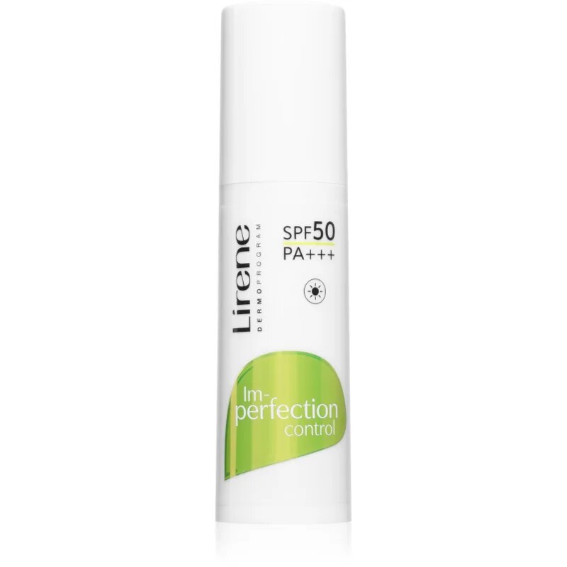 Lirene Imperfection Control Day Cream SPF 50 дневен защитен крем за смесена и мазна кожа SPF 50 40 мл.