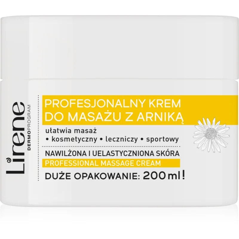 Lirene Massage Cream Arnica масажен крем с хидратиращ ефект 200 мл.