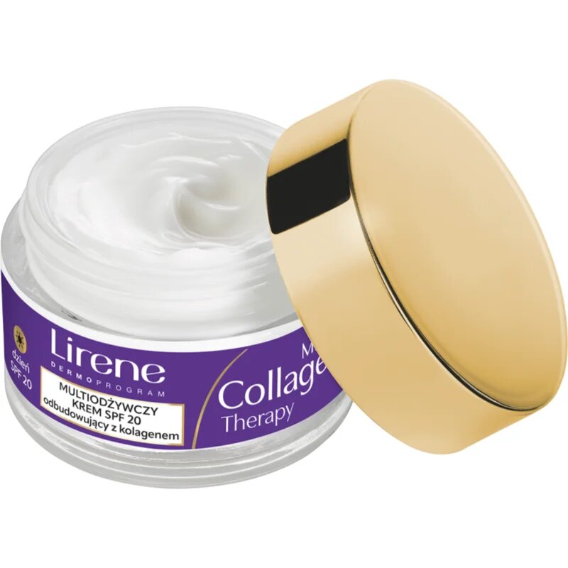 Lirene Mezo Collagen Therapy 70+ подхранващ дневен крем за зряла кожа SPF 20 50 мл.