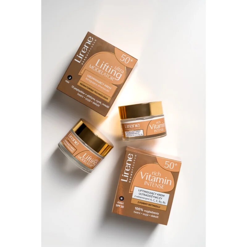 Lirene Rich Vitamin Intense 50+ стягащ и лифтинг дневен крем SPF 20 50 мл.