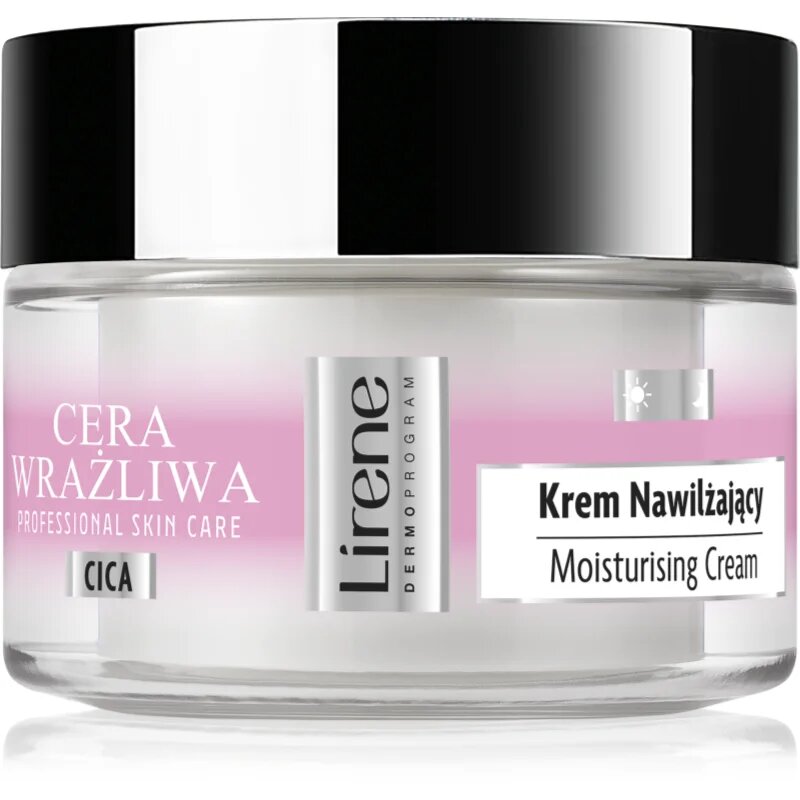 Lirene Sensitive skin хидратиращ крем за чувствителна кожа на лицето 50 мл.
