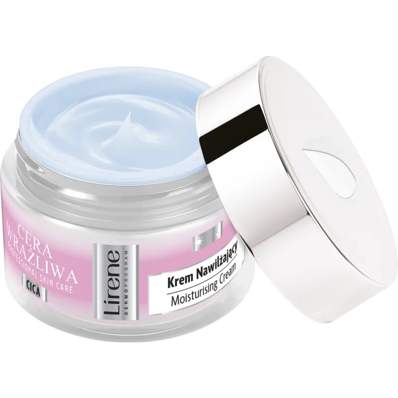 Lirene Sensitive skin хидратиращ крем за чувствителна кожа на лицето 50 мл.