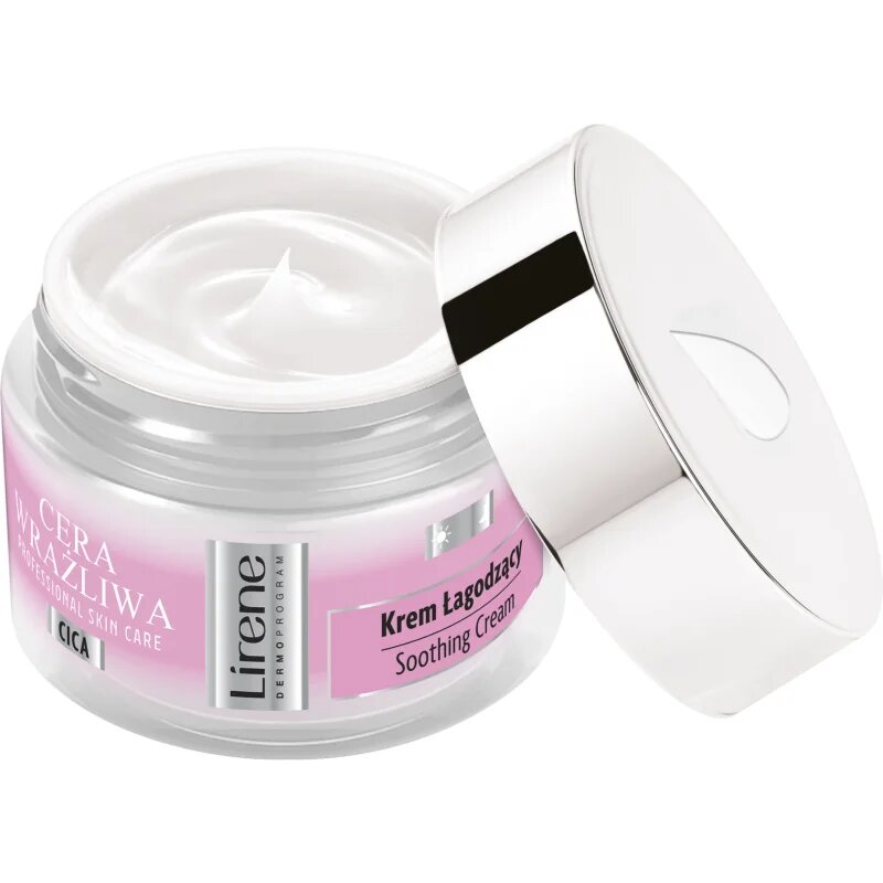 Lirene Sensitive skin подхранващ крем за чувствителна кожа на лицето 50 мл.