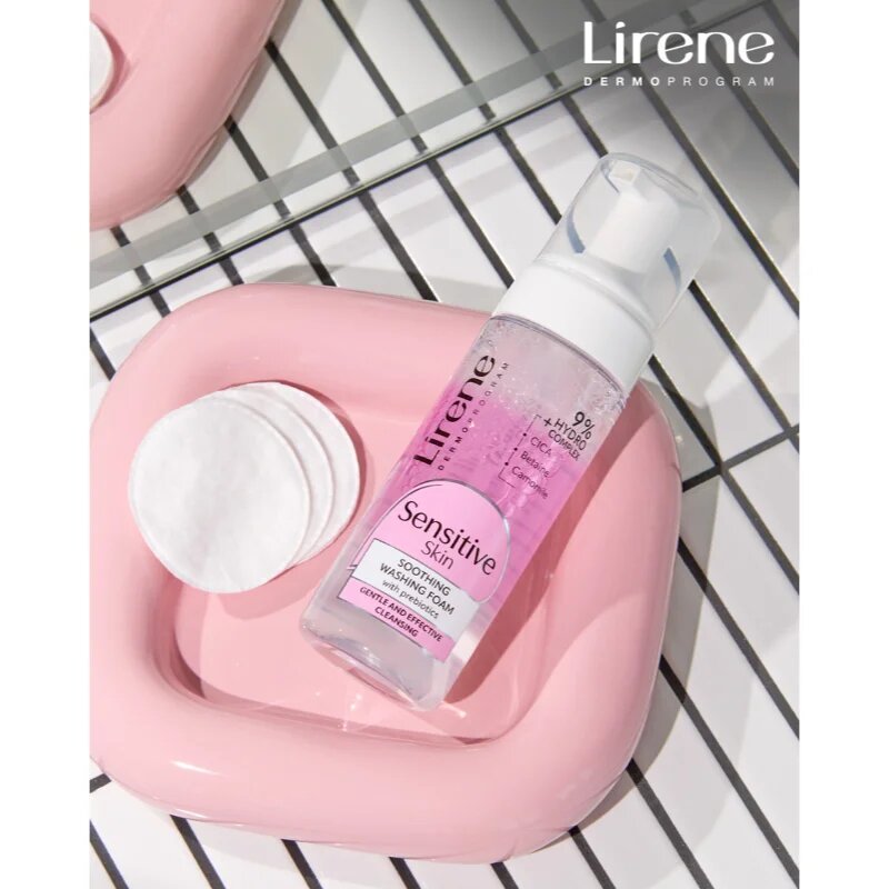 Lirene Sensitive skin успокояваща мицеларна пяна за чувствителна кожа на лицето 150 мл.